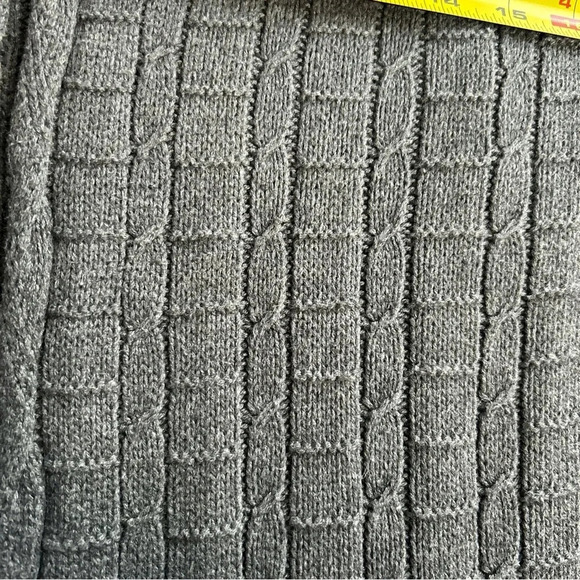 Leo‎ & Nicole Women’s Large Long Line Gray Open Front Sweater Angora Blend Boho - Picture 9 of 12